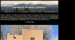 Desktop Screenshot of dennisrhollowayarchitect.com