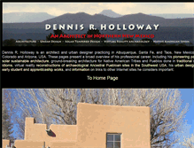 Tablet Screenshot of dennisrhollowayarchitect.com